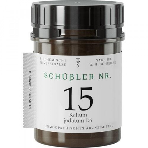 Гомеопатическое лекарство SCHUSSLER NR.15 Kalium jodatum D 6 Tabletten 400 таблеток Apofaktur e.K Гомеопатическое лекарство SCHUSSLER NR.15 Kalium jodatum D 6 Tabletten 400 таблеток Apofaktur e.K
